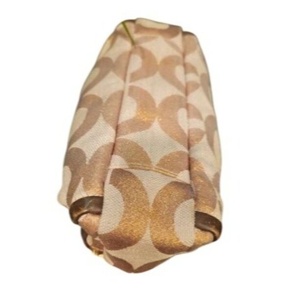 COACH 2009 Parker OP Art Frame Kisslock Triple Compartment Signature Sufflette - Picture 15 of 16